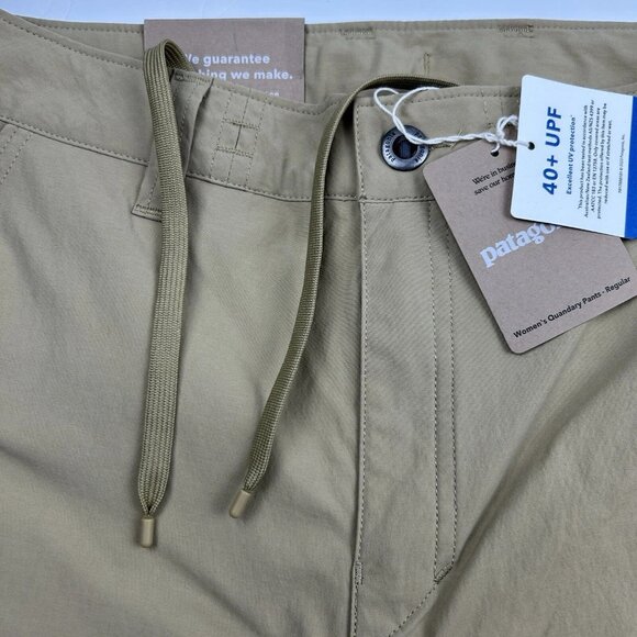 Patagonia Women's Classic Tan Quandary Pants 55417 Regular Size 10 Hiking Casual - Picture 7 of 10